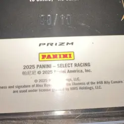 Panini 2025 Select Racing NASCAR Grandstand Gold Prizm Alex Bowman #73 /10 - Image 3