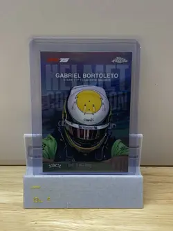 2025 Topps Chrome Formula 1 - Helmet Collection Gabriel Bortoleto #HC-10 (RC) - Image 1