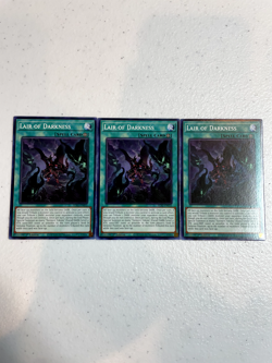 yugioh lair of darkness common 3x egs1-en032 playset EGS1 - Image 1