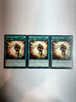 yugioh the true name common 3x egs1-en030 playset EGS1 - Image 1