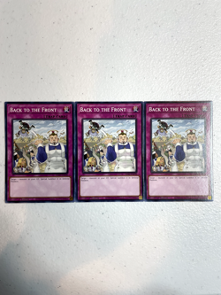 yugioh back to the front common 3x egs1-en038 playset EGS1 - Image 1