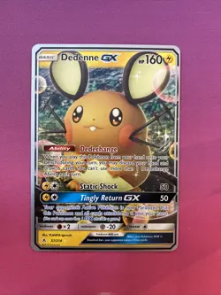 Pokemon Card Dedenne GX World Championships 2019 57/214 Near Mint - Image 1