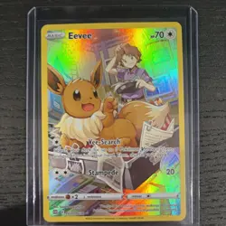 Pokemon Eevee TCG TG11/TG30 Brilliant Stars Trainer Gallery Holo Ultra Rare - Image 1