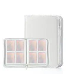 Mauchuu White Trading Card Binder 4 Pocket, Cute 4 Pocket (160 Cards), 739351681087 - Image 1