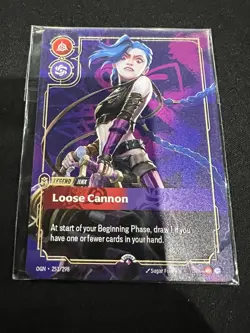 Riftbound JINX Loose Cannon METAL Card Houston Prize Wall Exclusive Promo - Image 1