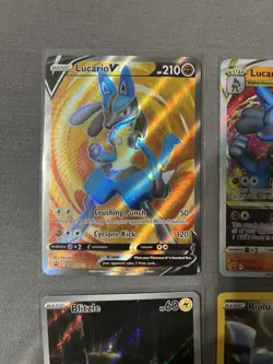 Lucario V & VSTAR Promo 6-Card mix Pokemon lot. Phione, blitzle, helioptile holo - Image 2