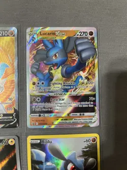 Lucario V & VSTAR Promo 6-Card mix Pokemon lot. Phione, blitzle, helioptile holo - Image 3