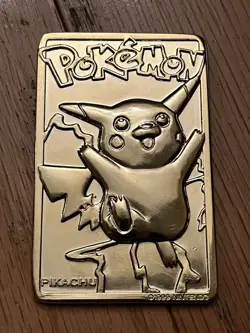 1999 Pokemon 23k Gold Plated Cards Burger King BK Complete Set Of 6 W/ 4 COAs - Image 5