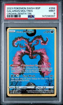 Galarian Moltres Swsh284 Swsh: Sword & Shield Promo Cards Holo PSA9 - Image 1