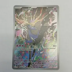 Xerneas 091/086 Me04: Chaos Rising Holo Pokemon TCG Card Full Art - Image 1