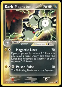 Dark Magneton EX Team Rocket Returns 39/109 Uncommon Pokemon Card MP - Image 1
