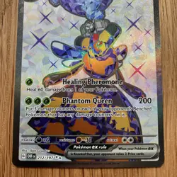 Pokemon Card Vespiquen ex 212/197 Ultra Rare Obsidian Flames Pk Fresh Near Mint - Image 2