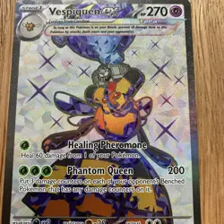 Pokemon Card Vespiquen ex 212/197 Ultra Rare Obsidian Flames Pk Fresh Near Mint - Image 3