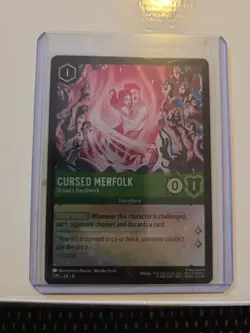 Cursed Merfolk - Ursula's Handiwork 7 Disney Lorcana Promo Cards Cold Foil - Image 1