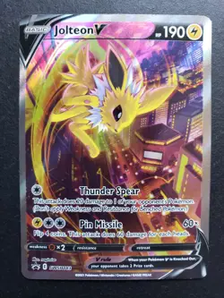 Jolteon V SWSH183 SWSH: Sword & Shield Promo Card Holo - Image 1