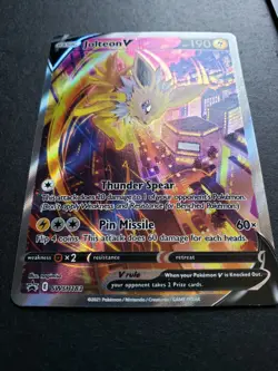 Jolteon V SWSH183 SWSH: Sword & Shield Promo Card Holo - Image 2