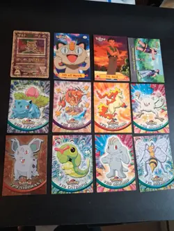Pokemon TOPPS Card (Lot Of 12) Vintage TV Edition Collection - Image 1