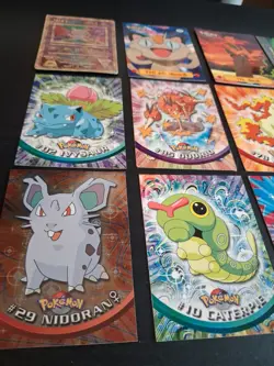Pokemon TOPPS Card (Lot Of 12) Vintage TV Edition Collection - Image 2