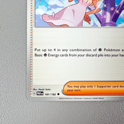 Pokemon TCG Trainer Card - Tulip 181/182 Uncommon | 2023 Paradox Rift | NM/Mint - Image 4
