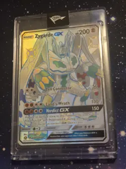 Pokemon Zygarde GX TCG Full Art Ultra Rare Holo Card SV65/SV94 Hidden Fates - Image 1