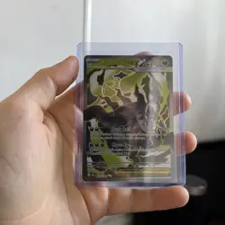 Mega Darkrai EX Ultra Rare 101/084 Pitch Black Card in hand !! Pokemon English - Image 1