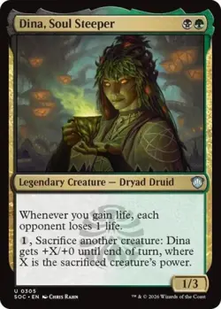 Dina, Soul Steeper - Near Mint MTG Commander: Secrets of Strixhaven - Image 1