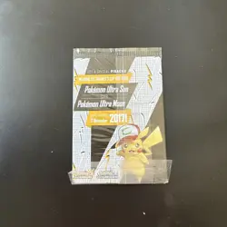 Ash’s Pikachu SM108 Non Holo Ultra Rare Promo Pokemon Card 👑MINT👑 - Image 2