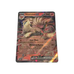 Pokemon Ninetales EX TCG Holo Card Double Rare Scarlet & Violet 151 038/165 - Image 1