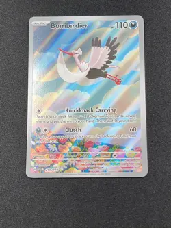 Bombirdier Holo Illustration Rare Card 219/198 SV01 Scarlet & Violet Base Set - Image 1