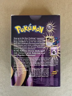 Pokemon Trading Card Game TCG Sabrina Theme Deck, CIB Unused, Sabrina's Alakazam - Image 2