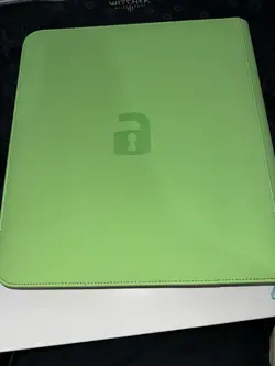 Vault X Exo-Tec 12-Pocket Zip Binder Green SV7 First Edition 480 Cards - Image 3