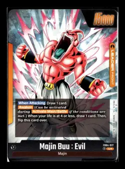 Dragon Ball Super Card Game Majin Buu : Evil Alt Ultra Limit Leader FB04-077 - Image 2