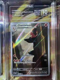 Pokemon TCG Charmeleon Scarlet Violet-151 Illustration Rare Card 169/165 Tag 10 - Image 1