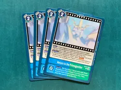 Return to the Primogenitor BT17-097 Playset Secret Crisis Digimon Card x4 - Image 1