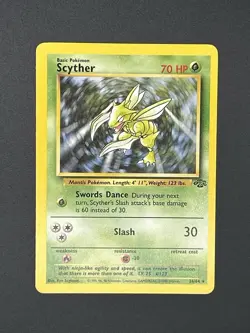 NM Scyther Non Holo Jungle 26/64 Pokemon Card - Image 3