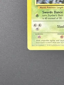 NM Scyther Non Holo Jungle 26/64 Pokemon Card - Image 4
