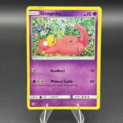 MP Slowpoke 5/12 2018 McDonald's Promo Nintendo Pokemon Card (crease) - Image 1