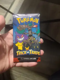 Pokemon TCG Trick or Trade Sealed 3-Card Booster Pack English 2024 1 Pack ...... - Image 1
