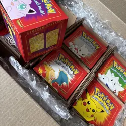 Pokemon: 23k Burger King Gold Plated Trading Card Set Red Box (Set of 6) NIB - Image 4