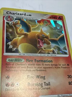 Charizard 1/99 Holo Rare Arceus Pokemon Card - Image 3