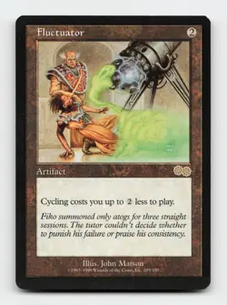 Fluctuator 295 Rare Urza's Saga Magic: The Gathering Cards - Image 1