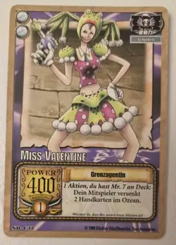 One Piece Karte SB-C32 Miss Valentine Grenzagentin - Image 1