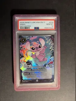 Disney Lorcana PSA 10 Angel-Experiment 624 Enchanted Foil #238 English 2026 - Image 1