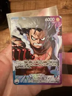 Monkey D. Luffy OP11-040 Leader Alternative Art NM Fist Of Divine Speed - Image 1