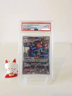2023 POKEMON PAR EN-PARADOX RIFT ILLUSTRATION RARE 214/182 PORYGON-Z PSA 10 - Image 1