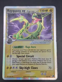 Rayquaza ex Delta Species 97/101 Dragon Frontiers Pokemon TCG (HP) - Image 1