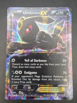Pokemon Umbreon EX TCG Ultra Rare Holo Card 55/124 Fates Collide - Image 1