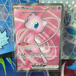 Pokemon TCG Mew ex 193/165 SV Scarlet & Violet 151 Full Art Holo UR EN HP180 - Image 1