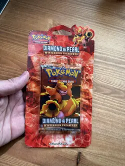 Pokemon Diamond & Pearl Mysterious Treasures Sealed Blister Pack Magmortar / New - Image 1