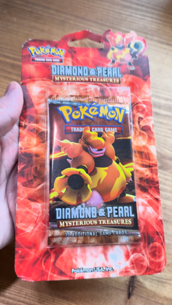 Pokemon Diamond & Pearl Mysterious Treasures Sealed Blister Pack Magmortar / New - Image 2